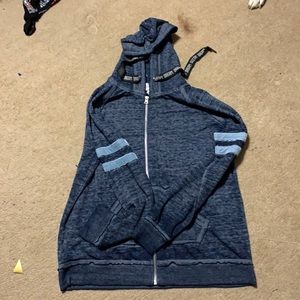 Lightweight zip front hoodie